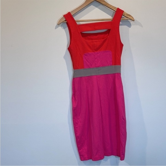 Anthropologie Yoana baraschi Women’s Bodycon colorblock dress 4 - Picture 3 of 5